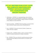 PSY 657 MIDTERM EXAM STUDY GUIDE  2026 COMPLETE QUESTIONS WITH  CORRECT DETAILED ANSWERS &vert;&vert;  100&percnt; GUARANTEED PASS  <RECENT VERSION> 