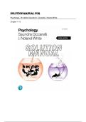 Solution manual for Psychology&comma; 7th Edition &lpar;Pearson&comma; 2024&rpar; by Ciccarelli and White&comma; Isbn no&semi; 9780138162719&comma; &lpar;Chapters 1-15&rpar; Complete Study Guide&excl;&excl;&excl;&excl;&excl;&excl;