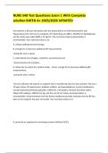 NURS 540 Test Questions Exam 1 With Complete solution RATED A&plus; 2025&sol;2026 UPDATED 
