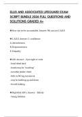 ELLIS AND ASSOCIATES LIFEGUARD EXAM SCRIPT BUNDLE 2026 FULL QUESTIONS AND SOLUTIONS GRADED A&plus;