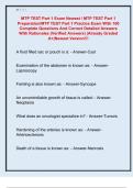 MTP TEST Part 1 Exam Newest &sol; MTP TEST Part 1  Preparation&sol;MTP TEST Part 1 Practice Exam With 100  Complete Questions And Correct Detailed Answers  With Rationales &lpar;Verified Answers&rpar; &vert;Already Graded  A&plus;&vert;Newest Version&excl;&excl;&excl;