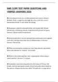 EMR COPR TEST PAPER QUESTIONS AND VERIFIED ANSWERS 2026
