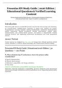 Fresenius RN Study Guide 2026 Edition &vert; Educational Questions & Verified Learning Content &vert; Nursing Fundamentals & Clinical Practice