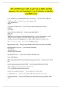 MRI CAMRT Exam with all Correct & 100&percnt; Verified Answers &vert;Actual Complete Exam&vert; Already Graded A&plus; &lpar;Just Released&rpar;