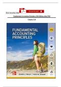 Test bank for fundamental accounting principles 25th edition by john wild and ken shaw kermit larson