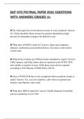 EMT NYS PSI FINAL PAPER 2026 QUESTIONS WITH ANSWERS GRADED A&plus;