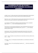 CHAMBERLAIN NR 325 EXAM 2 QUESTIONS WITH VERIFIED ACCURATE ANSWERS&period;