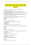 MRI Mock Registry Exam with All Correct & 100&percnt; Verified Answers &vert;Actual Complete Exam&vert; Already Graded A&plus;