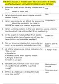 MRI Procedures I&colon; Final Exam with all Correct & 100&percnt; Verified Answers &vert;Actual Complete Exam&vert; Already Graded A&plus;