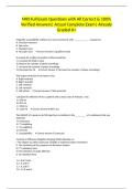 MRI Full Exam Questions with All Correct & 100&percnt; Verified Answers&vert; Actual Complete Exam&vert; Already Graded A&plus;