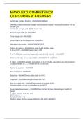 MAYO EKG COMPETENCY QUESTIONS & ANSWERS