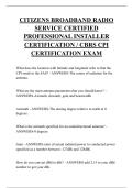 CBRS CPI CERTIFICATION QUESTIONS AND ANSWERS 2026