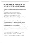 ENP PRACTICE EXAM 191 QUESTIONS 2026 WITH 100&percnt; VERIFIED CORRECT ANSWERS