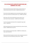 ICS 100 EXAM WITH COMPLETE QUESTIONS AND ANSWERS 100&percnt; PASS 