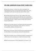 EPA RISK ASSESSOR EXAM STUDY GUIDE 2026