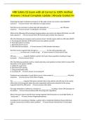 MRI Safety CE Exam with all Correct & 100&percnt; Verified Answers &vert;Actual Complete Update &vert;Already Graded A&plus;