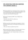 EPIC OR350 FINAL PAPER 2026 QUESTIONS WITH ANSWERS GRADED A&plus;