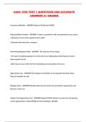 AAEC 1006 TEST 1 QUESTIONS AND ACCURATE ANSWERS A&plus; GRADED 