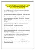 MRI PHYSICS TEXT BOOK ARRT PRACTICE WITH ALL CORRECT & 100&percnt; VERIFIED ANSWERS&vert;LATEST VERSION&vert;GUARANTEED TO PASS