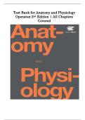 Test Bank for Anatomy and Physiology OpenStax 2nd Edition &vert; All Chapters &vert; Complete Questions & Answers
