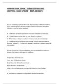 NUR 400 FINAL EXAM &vert; 118 QUESTIONS AND ANSWERS &vert; 2025 UPDATE &vert; 100&percnt; CORRECT&period;