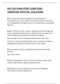 FAC 023 EXAM STUDY GUIDE 2026 QUESTIONS WITH FULL SOLUTIONS