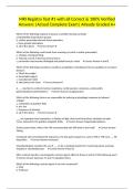 MRI Registry Test &num;1 with all Correct & 100&percnt; Verified Answers &vert;Actual Complete Exam&vert; Already Graded A&plus;