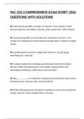 FAC 023 COMPREHENSIVE EXAM SCRIPT 2026 QUESTIONS WITH SOLUTIONS