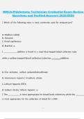 NWCA &ndash; Phlebotomy Technician Credential Exam Review Questions and Verified Answers &lpar;2025&sol;2026&rpar; &ndash; Complete Certification Study Material