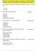 MRI 203&colon; Final Exam with all Correct & 100&percnt; Verified Answers &vert;Actual Complete Exam&vert; Already Graded A&plus;