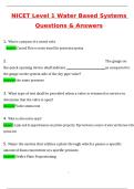 NICET Level 1 water based systems 2025 Newest Updated Questions and Correct Answers &lpar;2025 &sol; 2026&rpar; &lpar;Verified Answers by Expert&rpar; &lpar;100&percnt; Guaranteed Pass&rpar;