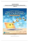 Test Bank For Horngren's Accounting 14th Edition By Tracie Miller-Nobles&comma; Brenda Mattison &lpar;All Chapters&comma; 100&percnt; Original Verified&comma; A&plus; Grade&rpar;