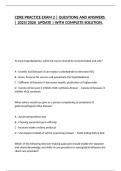 CDRE PRACTICE EXAM 2 &vert; QUESTIONS AND ANSWERS &vert; 2025&vert;2026  UPDATE &vert; WITH COMPLETE SOLUTION&period;