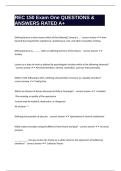 REC 150 Exam One QUESTIONS & ANSWERS RATED A&plus;