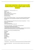 NR 224 Study Guide Exam 3 with all Correct & 100&percnt; Verified Answers&vert; Actual Complete Update&vert; Already Graded A&plus;