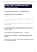 BA 318 Final Exam questions with complete solutions