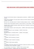 NUR 400 EXAM 1 WITH QUESTIONS AND CORRECT ANSWERS