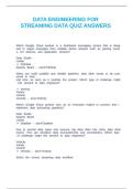 DATA ENGINEERING FOR STREAMING DATA QUIZ ANSWERS&period;docx