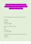 AST Certification Exam Study Guide UPDATED ACTUAL Exam Questions and CORRECT Answers 100&percnt;
