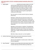 NUR 400 EXAM 1 STUDY&colon; EVIDENCE-BASED NURSING PRACTICE &lpar;UNIT 1&rpar;