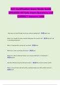 AST Certification Exam Study Guide UPDATED ACTUAL Exam Questions and CORRECT Answers 100&percnt;