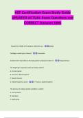 AST Certification Exam Study Guide UPDATED ACTUAL Exam Questions and CORRECT Answers 100&percnt;