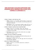 NUR 155 EXAM 2 &lpar;GALEN&rpar; QUESTIONS AND ANSWERS WITH VERIFIED SOLUTIONS 100&percnt; CORRECT&excl;&excl;&excl; &lpar;GRADED A&plus;&rpar;
