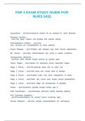 FNP 1 EXAM STUDY GUIDE FOR NURS 5432&period;docx