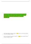 CRITICAL CARE NURSING EXAM 2025 COMPLETE REVISION QUESTIONS AND CORRECT DETAILED ANSWERS &lpar;VERIFIED ANSWERS&rpar; ALREADY GRADED A&plus;