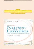 Wright & Leahey&rsquo;s Nurses and Families&colon; A Guide to Family Assessment and Intervention &lpar;7th Edition&rpar; &ndash; Complete Test Bank for All Chapters with A&plus; Verified Questions and Answers &lpar;Latest Update&rpar;