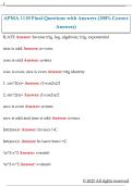 APMA 1110 Final Questions with Answers &lpar;100&percnt; Correct  Answers&rpar;