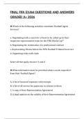 FINAL FIFA EXAM QUESTIONS AND ANSWERS GRADED A&plus; 2026