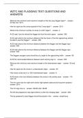 WZTC AND FLAGGING TEST QUESTIONS AND ANSWERS