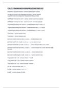 CALC 2 EXAM WITH VERIFIED CONTENT -17&period;